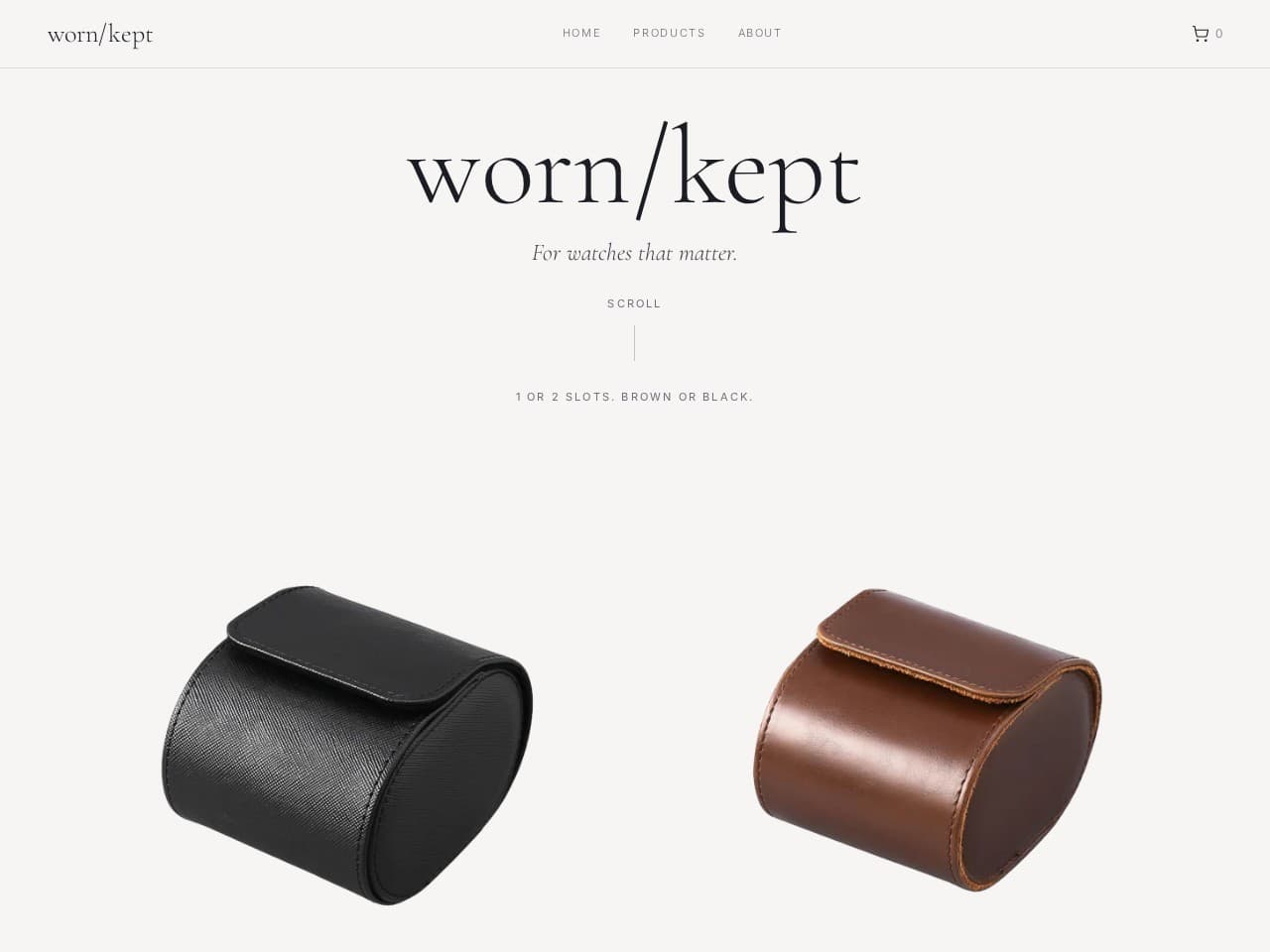 Wornkept live site